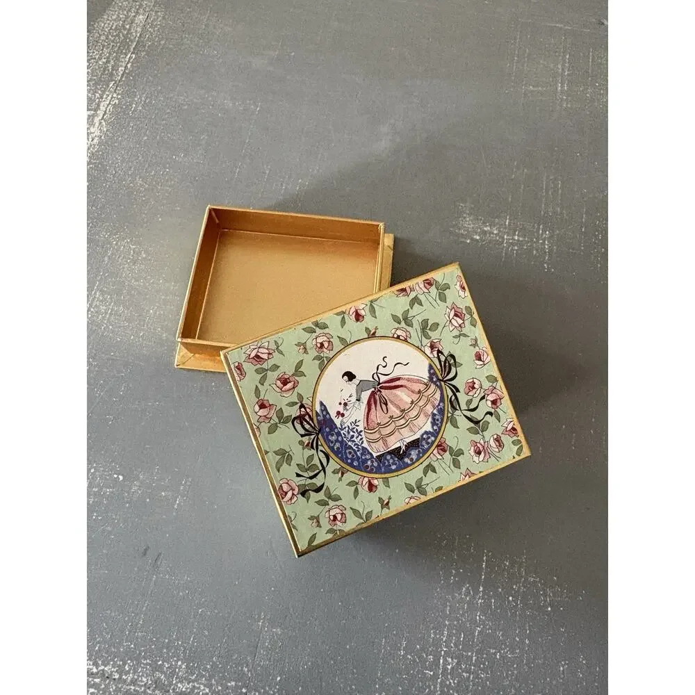 Mary Brussels Floral Gift Box Empty Chocolate Box Jewelry Keepsake